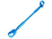 Unique Bargains Cyan Blue Aluminium Engine Speed Handle Bar Rod Reinforcement for Automotive Car