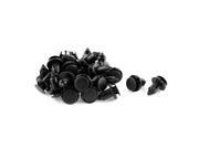 30 Pcs Black Plastic Rivet Trim Fastener Moulding Clips 9mm x 17mm x 18mm 30 Pcs Black Plastic Rivet Trim Fastener Moulding Clips 9mm x 17mm x 18mm