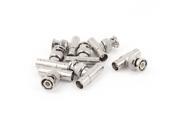 Unique Bargains BNC Male To Dual BNC Female T Type Coaxial Adapter Connector 7 Pcs