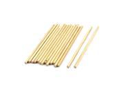Unique Bargains 55Pcs Brass Transmission Round Linkage Rod 3mmx80mm for RC Helicopter