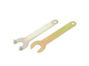 Angle Grinder 17mm Width Single Open Ended Metal Spanner Wrench 2 in 1 Set