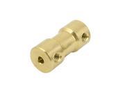 RC Aircraft Helicopter 2.3mm to 4mm Brass Motor Shaft Coupling Coupler Connector