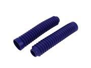 Unique Bargains Motorcycle Rubber Front Shock Absorber Dust Protection Cover Royal Blue 2pcs