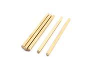 Unique Bargains 5Pcs Brass Transmission Round Linkage Rod 3mmx60mm for RC Helicopter