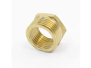Unique Bargains 3 4 PT Male to 1 2 PT Female Hex Bushing Brass Fitting Connector Coupling