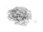 1000 x 6.3mm Ring Dia Non Insulated Terminal Cable Lug RNB1.25 6
