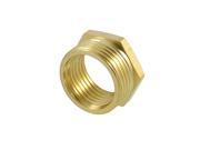 Unique Bargains Hydraulic 26mm Male to 19mm Female Thread Hex Bushing Pipe Reducer