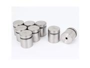 8 Pcs 30mm x 30mm Stainless Steel Standoff Clamp Hardware for Glass