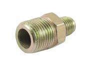 Unique Bargains Flare Fitting Male Thread Hydraulic Straight Coupling 1 4 NPT to 3 8 PT