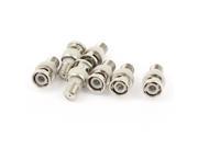 Unique Bargains 7pcs F Type Female Jack to BNC Male Plug Video RF Coaxial Straight Adapter