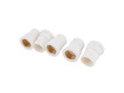 Unique Bargains 20mm Slip to 1 2PT Female Pipe Straight Connector Adapter Coupler 5 Pcs
