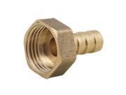 Unique Bargains 12mm Inner Diameter Gas Tap Brass Connector Adapter