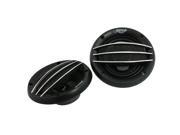 5 300W 3 Ways Black Coaxial Auto Car Audio Speakers Pair