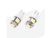 Unique Bargains 2x T10 194 2825 168 HID White 6 1210 SMD LED Lamp For License Plate Lights New
