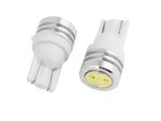 2 Pcs T10 1W White SMD LED Side Tail License Number Plate Backup Turn Lamp Bulb