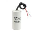 Unique Bargains 20uF 2 Wire Terminal Washing Machine Motor Start Capacitor CBB61