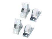 4pcs Metal Top Plate 25mm 1 Dia Nylon Caster Wheels for Shopping Carts