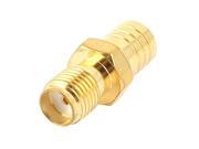 SMA Female to SMB Female Jack Straight Coaxial RF Connector Adapter