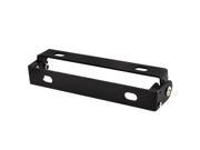 Black Adjustable Motorcycle License Plate Support Bracket Holder Frame