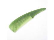 Hair Care Plastic Smooth Comb Horn Shape Green