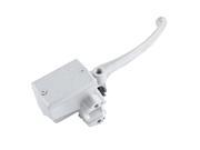 Unique Bargains Silver Tone Metal Motorcycle Front Brake Pump Accessory for Honda