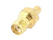 Gold Plated SMA Female to SMB Male Jack Coaxial RF Connector Adapter