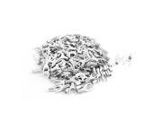 170 Pcs SNB1.25 4S Fork Type Non Insulated Cable Terminals for AWG 22 16