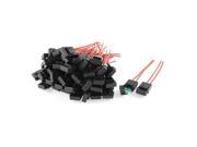 Unique Bargains Car Boat Truck AWG Wire Blade Fuse w Plastic Holder 32V 30A 50 Pcs