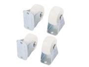 Office Chair Furniture Trolley 1.2 30mm PP Wheel Top Plate Fixed Caster 4pcs