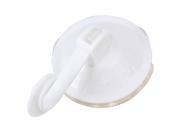 Kitchen Bathroom Wall Suction Vacuum Cup Hooks Hangers White 4PCS