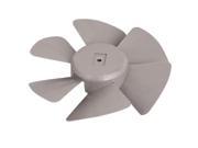 Unique Bargains 9cm Shaft 23cm Outer Diameter 6 Blades Gray Plastic Cooling Fan