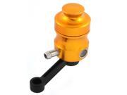 Unique Bargains Gold Tone Alloy Front Pump Refit Braking Cylindrical Brake Oil Cup for Motorbike