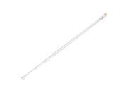 2Ft 62.5cm Length 4 Sections Telescopic Antenna Aerial Mast for AM FM Radio