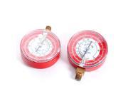 Unique Bargains 2 Pcs 1 8BSP Male Thread 65mm Dial Dia 0 500psi 0 35kg cm2 High Pressure Gauge