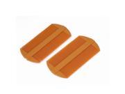 Unique Bargains 2Pcs Plastic Barber Hairdressing Double Edges Sided Fine Tooth Hair Comb Brown