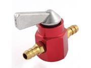 Unique Bargains 4mm Dia Red Fuel Gas Petcock Valve Switch for Motorcycle