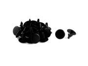 30 Pcs Black Plastic Splash Defender Push Type Fastener Rivet for Toyota