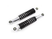 Pair 340mm Motorbike Rear Suspension Bumper Spring Air Shock Absorber for GS125