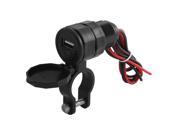 Unique Bargains Motorcycle Mobile Phone GPS Waterproof USB Power Socket Charger w Clamp