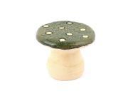 Resin Artificial Miniature Mushroom Christmas Desk Garden Ornament Olive Green