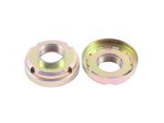 Unique Bargains 2 Pcs Gold Tone 21mm Thread Dia Steering Stem Lock Nut for CG125