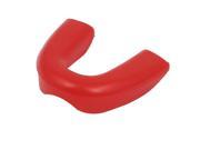 Unique Bargains Red Soft Plastic Punching Boxing Mouth Guard Gum Shield Teeth Protector w Case