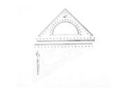 School Students Drafting Drawing Learning Math Geometry Ruler Protractor 2 Pcs