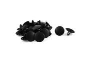 32Pcs Black Machine Cover Retainer Clips 8 x 30 x 16mm for Toyota