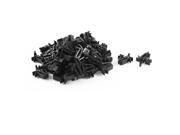 52Pcs Black Plastic Door Card Trim Net Fastener Clip for Toyota