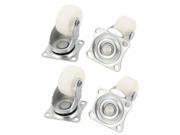 Chair Furniture Trolley Carts 1.2 30mm PP Wheel Swivel Top Plate Caster 4pcs