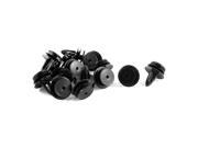 15 Pcs 8mm Hole Black Plastic Rivets Car Door Retainers Fasteners for Chery