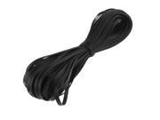 Unique Bargains 40M Black Polyester Wire Braided Expandable Cable Sleeve