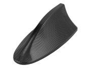 Unique Bargains Carbon Fiber Plastic Shark Fin Style Adhesive Base Antenna for BMW