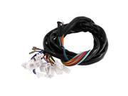 Unique Bargains Black Men Motorbike Scooter Electrical Main Wiring Harness Assembly 172cm Long